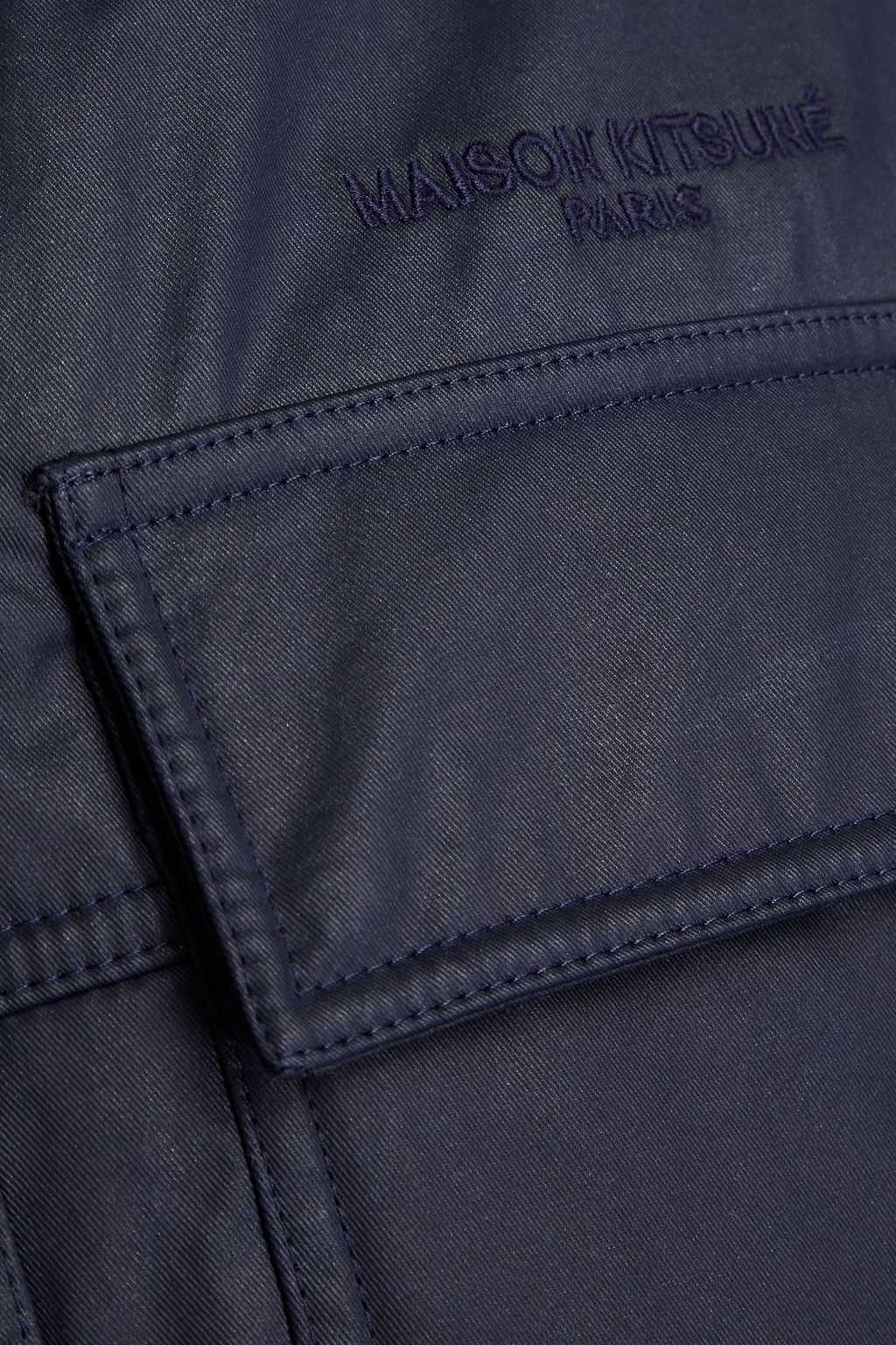MAISON KITSUNÉ Twill hooded parka