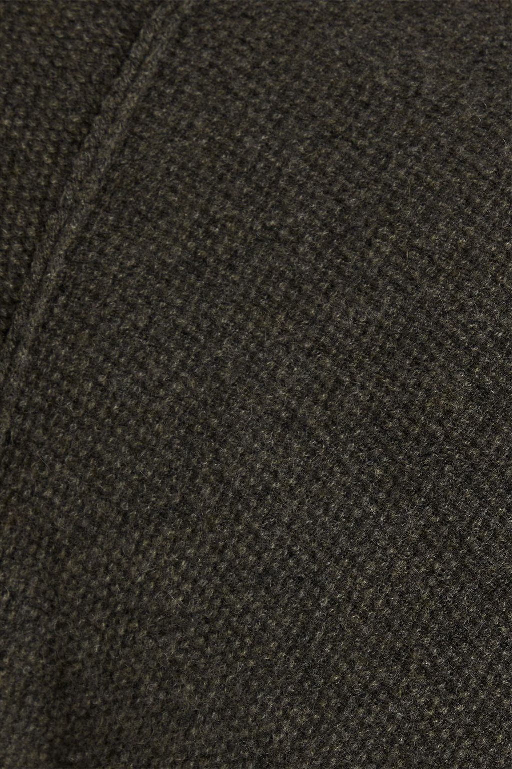 JAMES PERSE Brushed cashmere-piqué hoodie