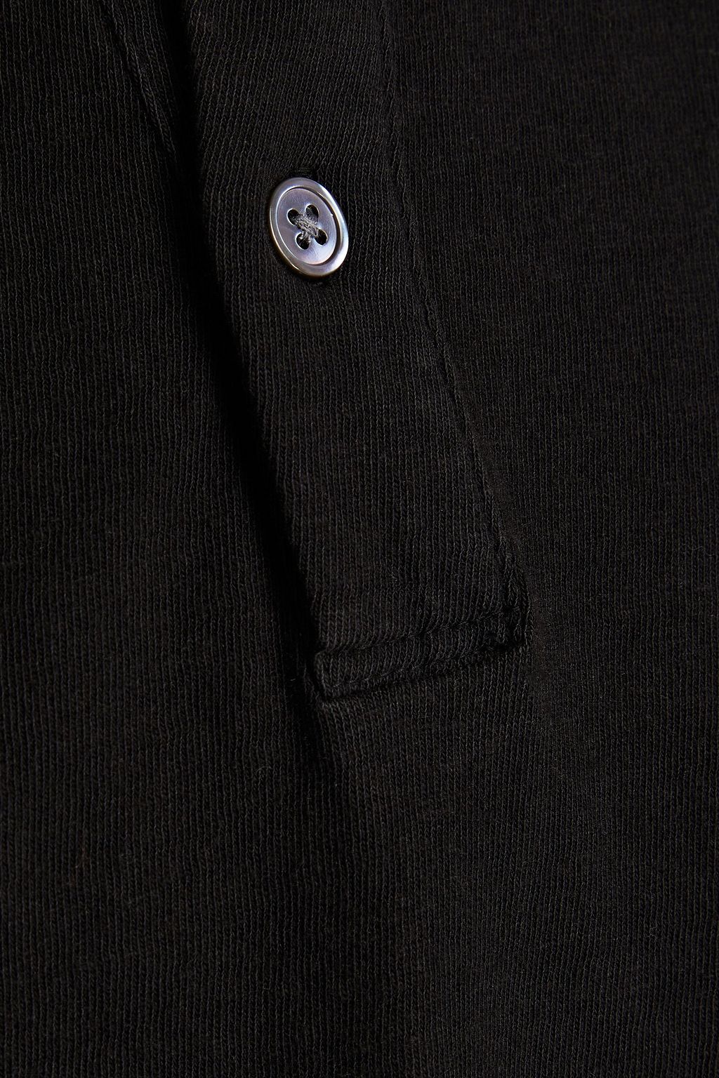 JAMES PERSE Cotton-jersey Henley T-shirt