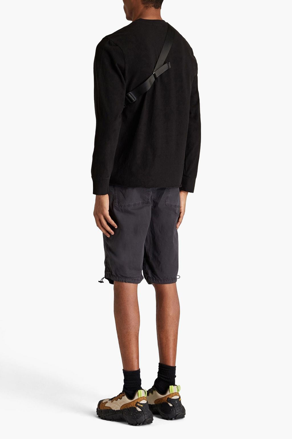 JAMES PERSE Cotton-jersey Henley T-shirt