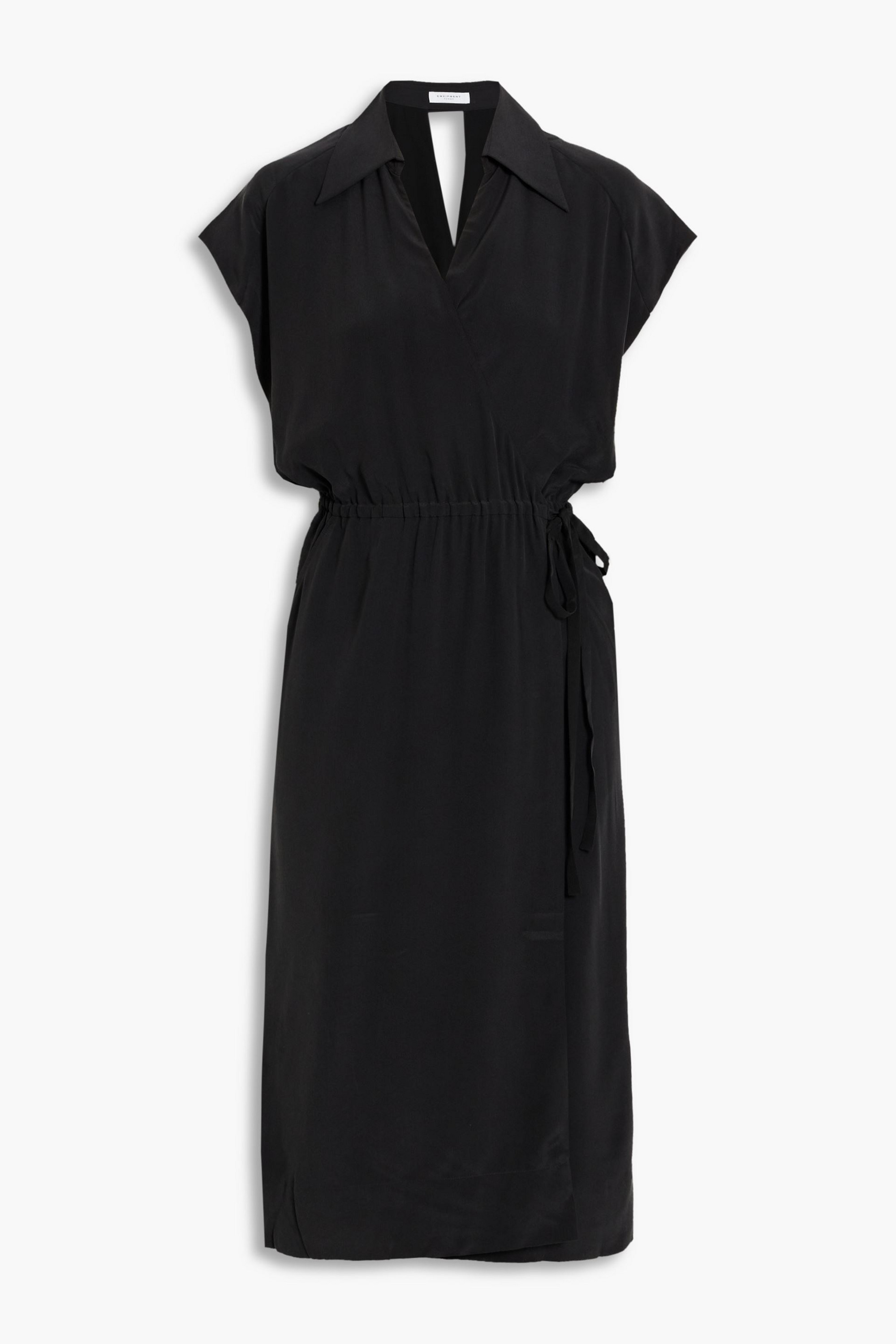 equipment silk wrap dress Equipment Vivienne soft touch silk blend dress|185004098DR01516