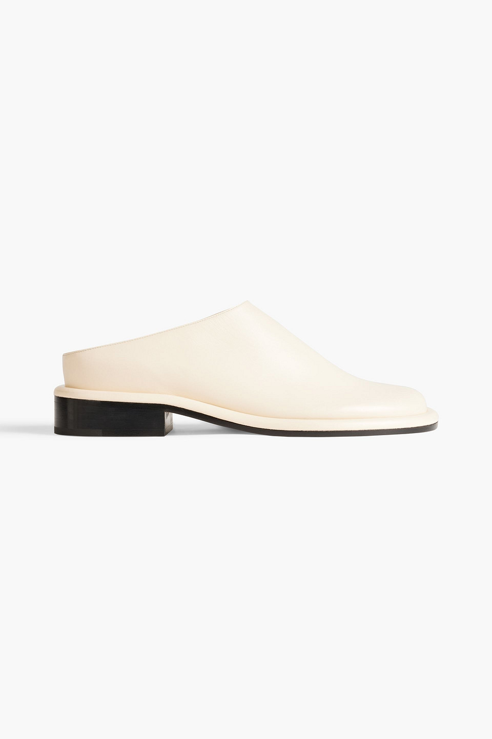 Proenza Schouler Leather Mules In Cream