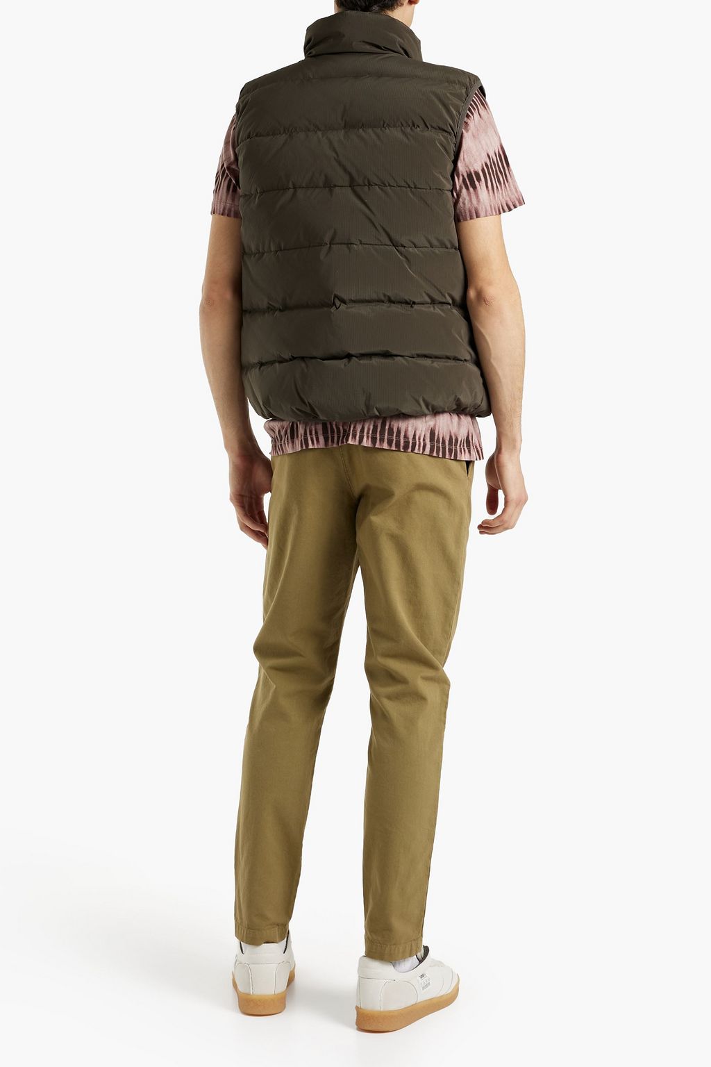 ASPESI Quilted ripstop vest