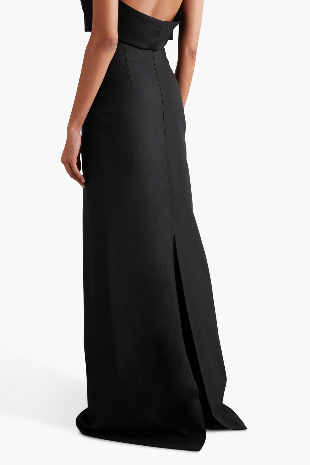 MAXIMILIAN Elina wool maxi skirt