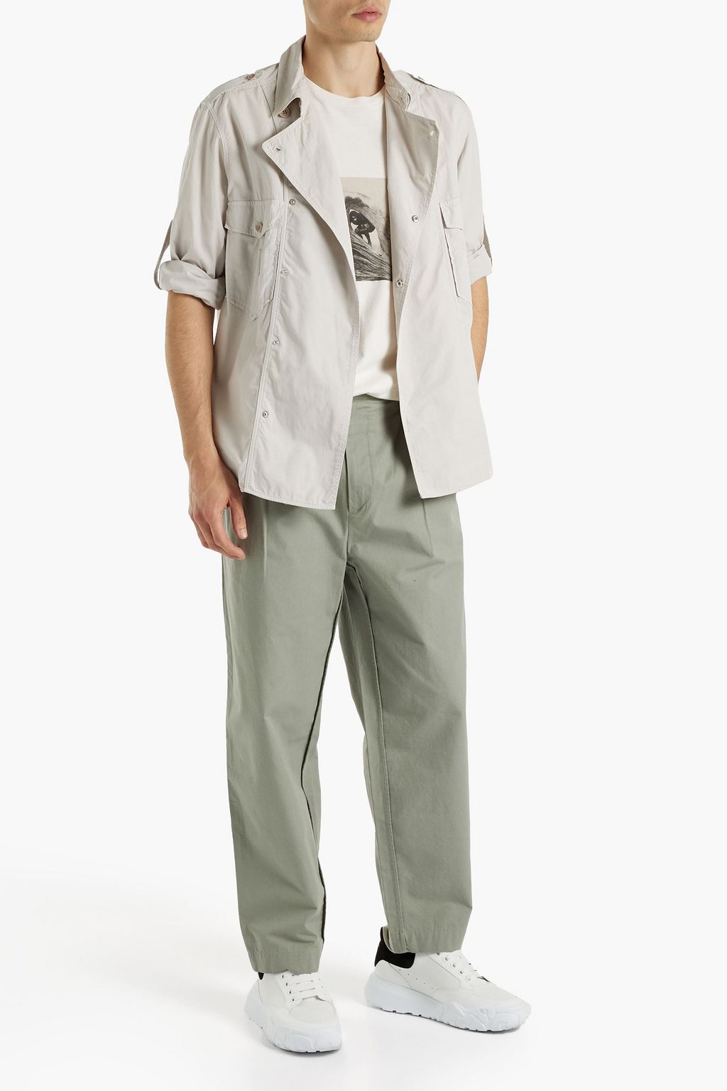 ISABEL MARANT Tolston cotton chinos