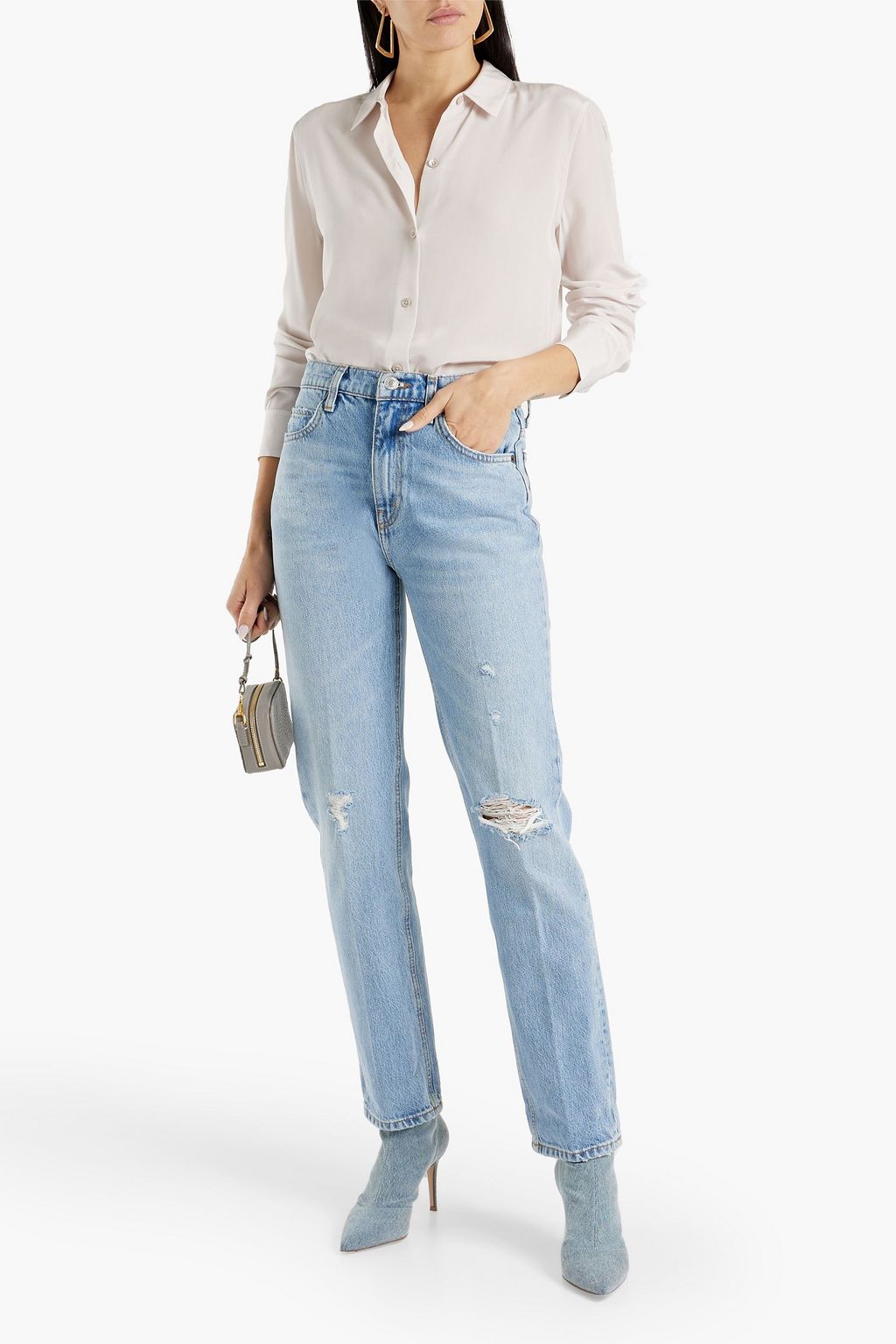 EQUIPMENT Essential washed-silk shirt