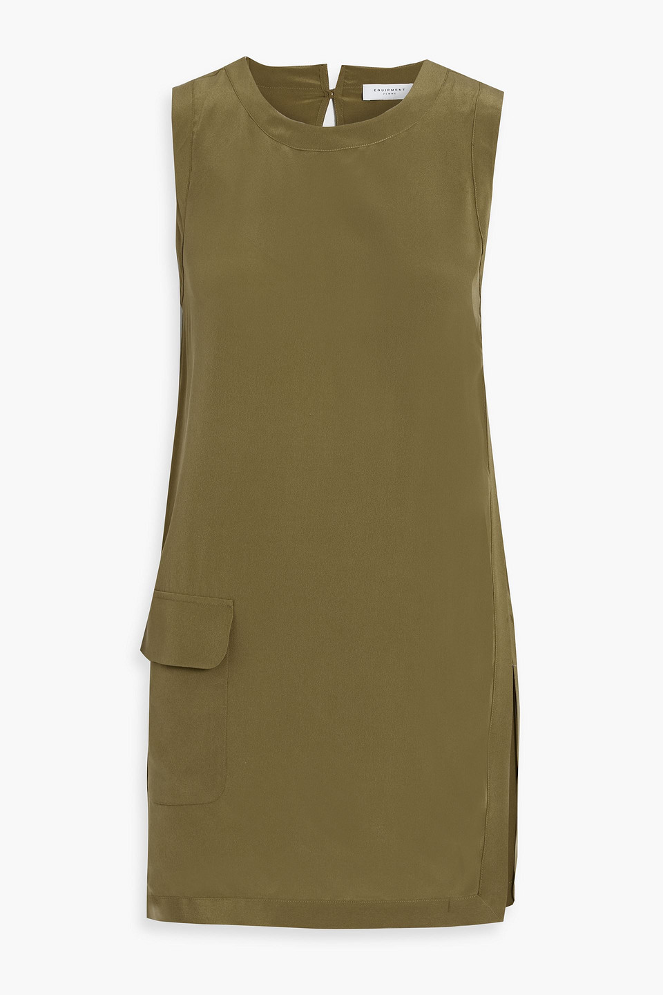 Equipment Orlea Washed-silk Tunic In Army Green