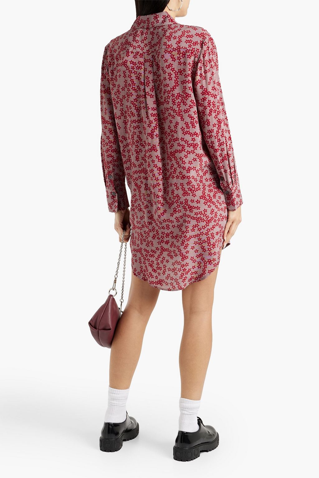 EQUIPMENT Scoutt printed silk-crepe mini shirt dress