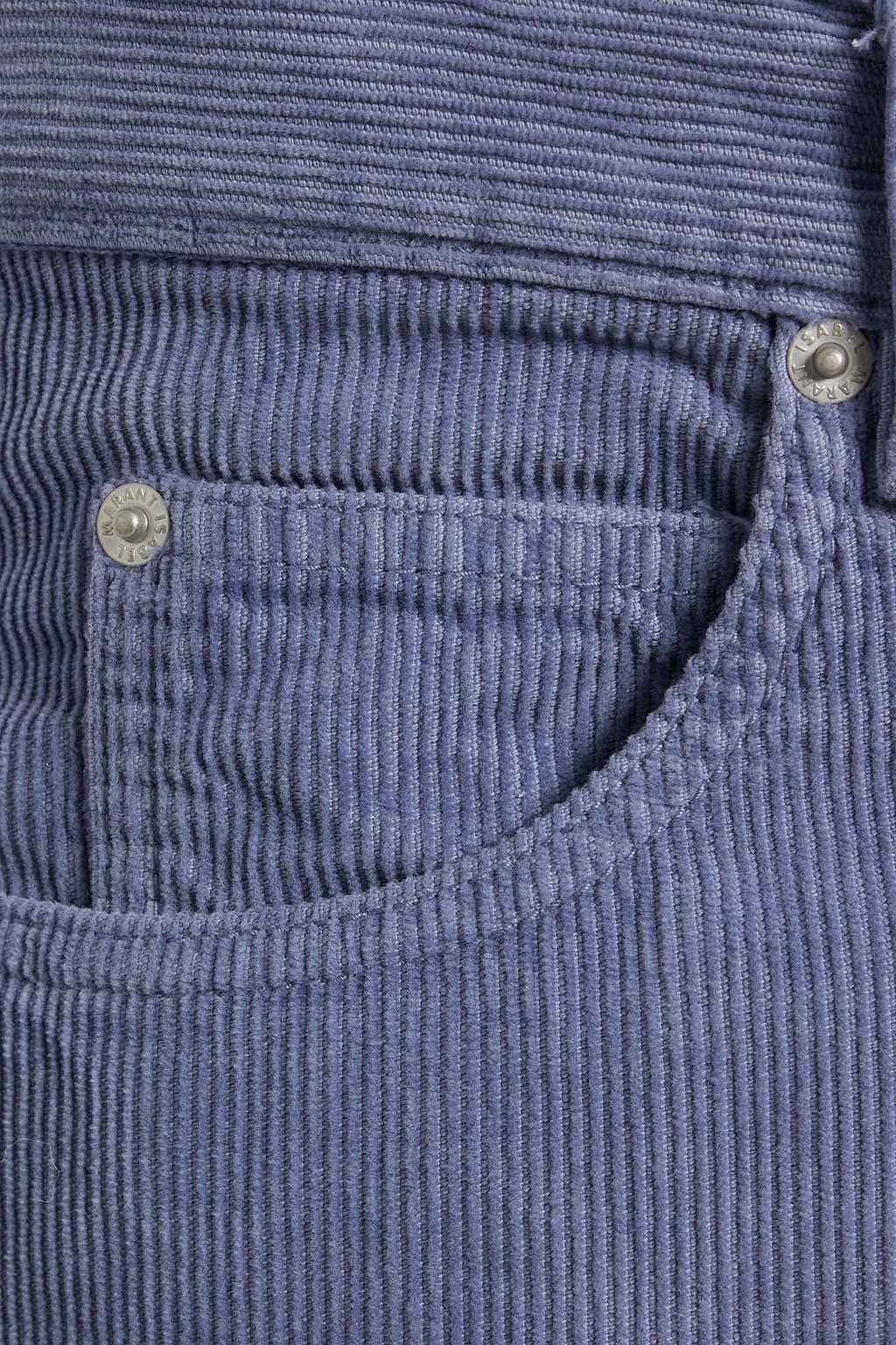ISABEL MARANT Jack slim-fit cotton-corduroy pants
