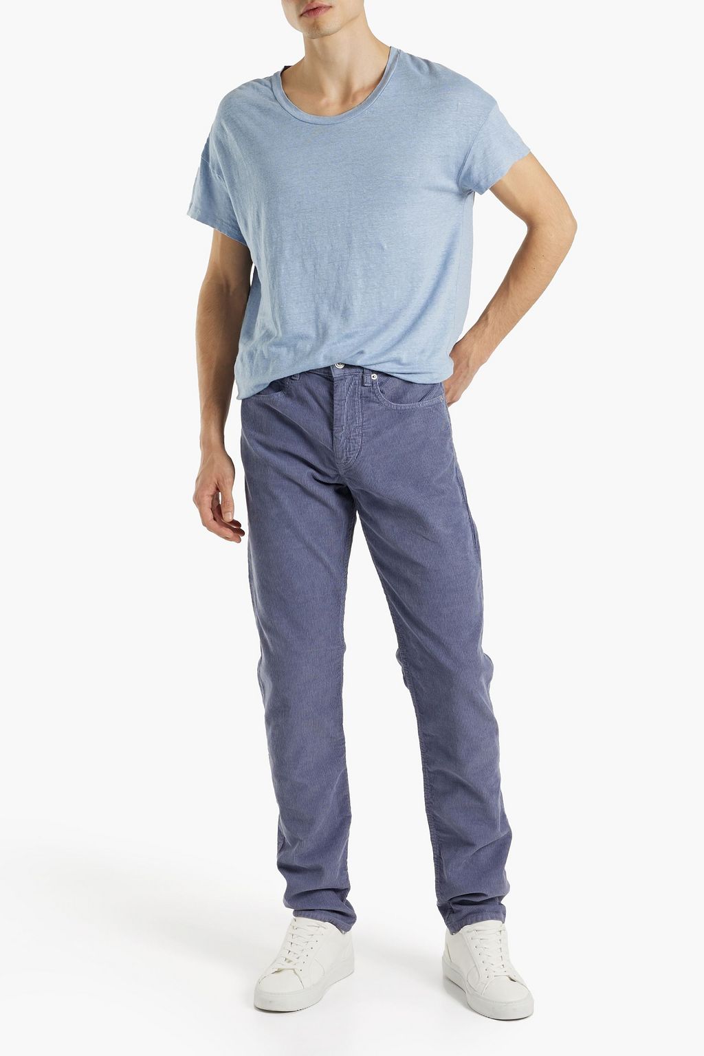 ISABEL MARANT Jack slim-fit cotton-corduroy pants