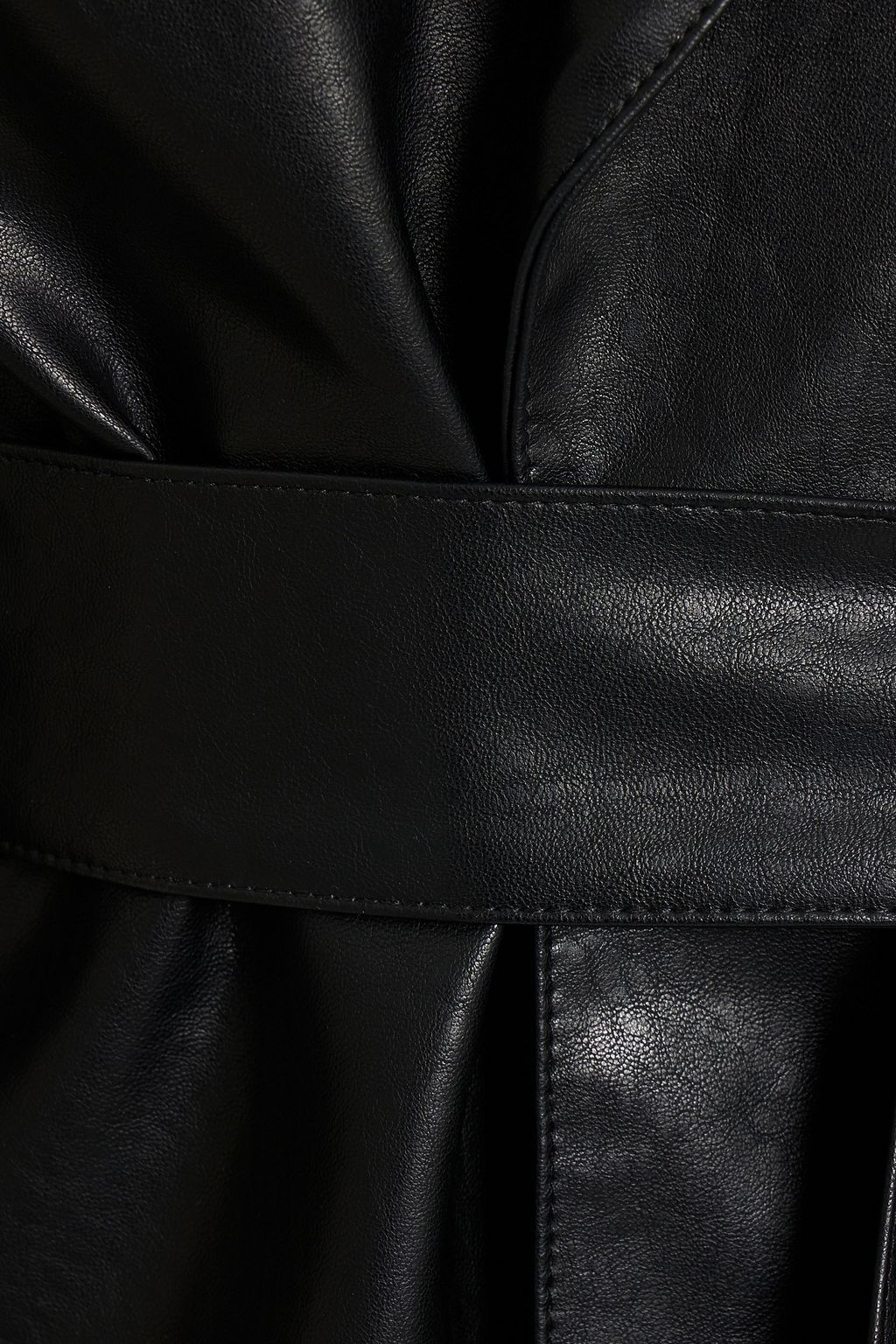 V BY MUUBAA Belted faux leather jacket
