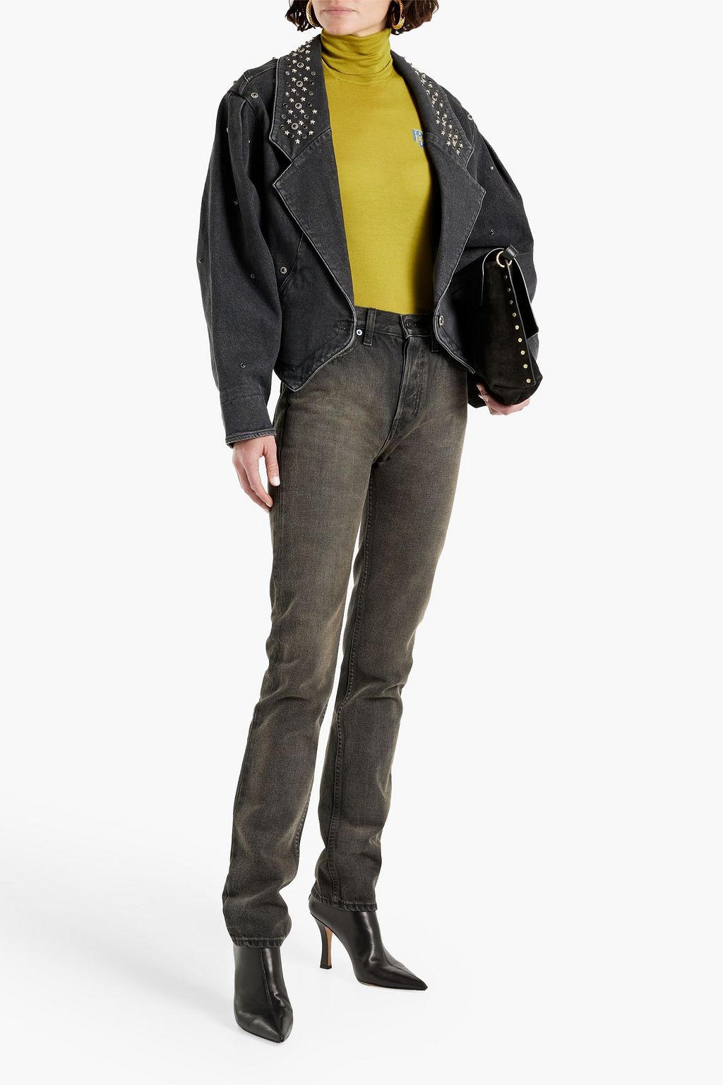ISABEL MARANT Studded denim jacket