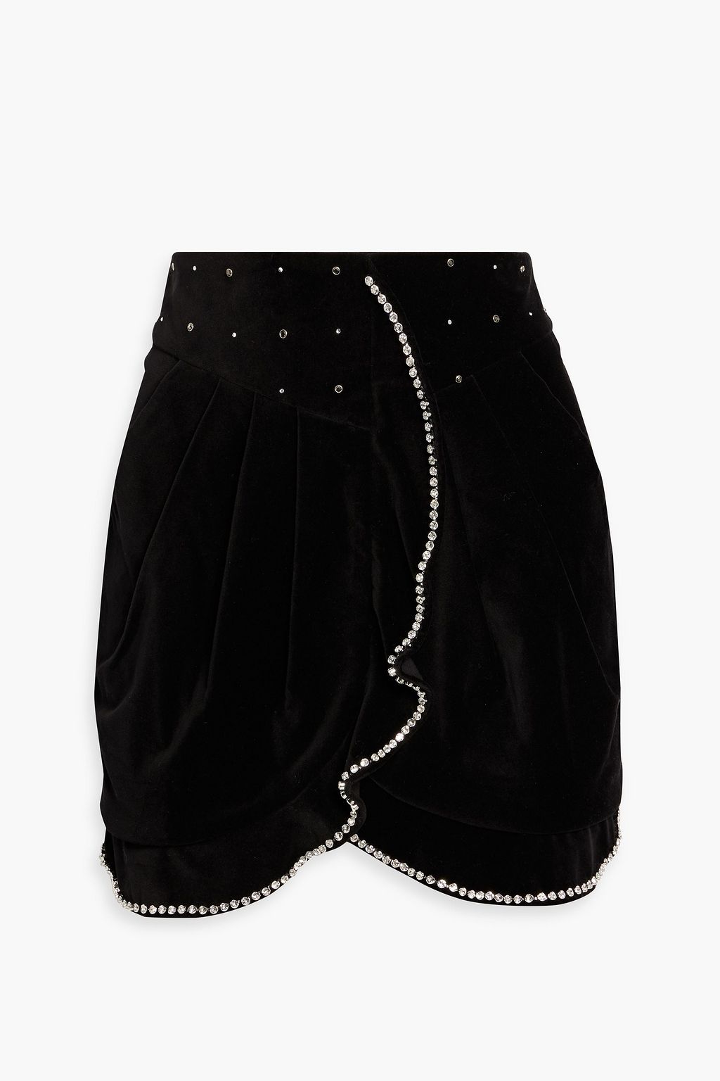 Velvet clearance embellished skirt
