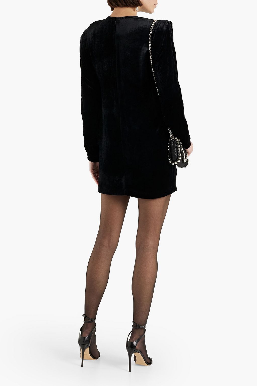 ISABEL MARANT Gabalia velvet mini dress