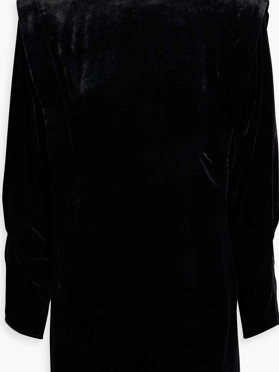 gabalia velvet mini dress