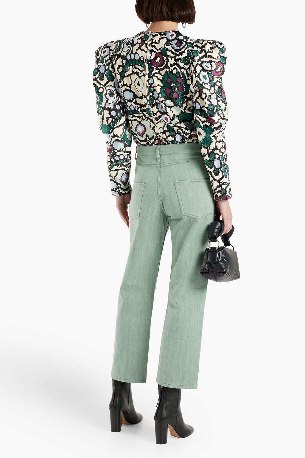 ISABEL MARANT Damili cotton-jacquard top