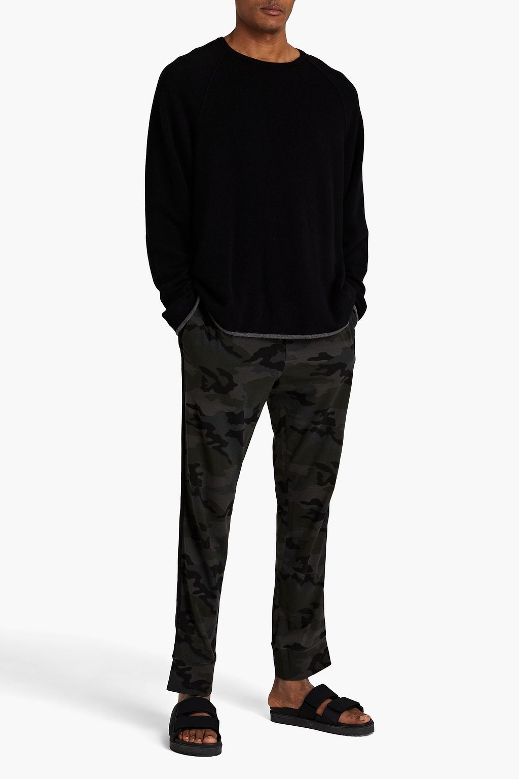 JAMES PERSE Brushed cashmere sweater
