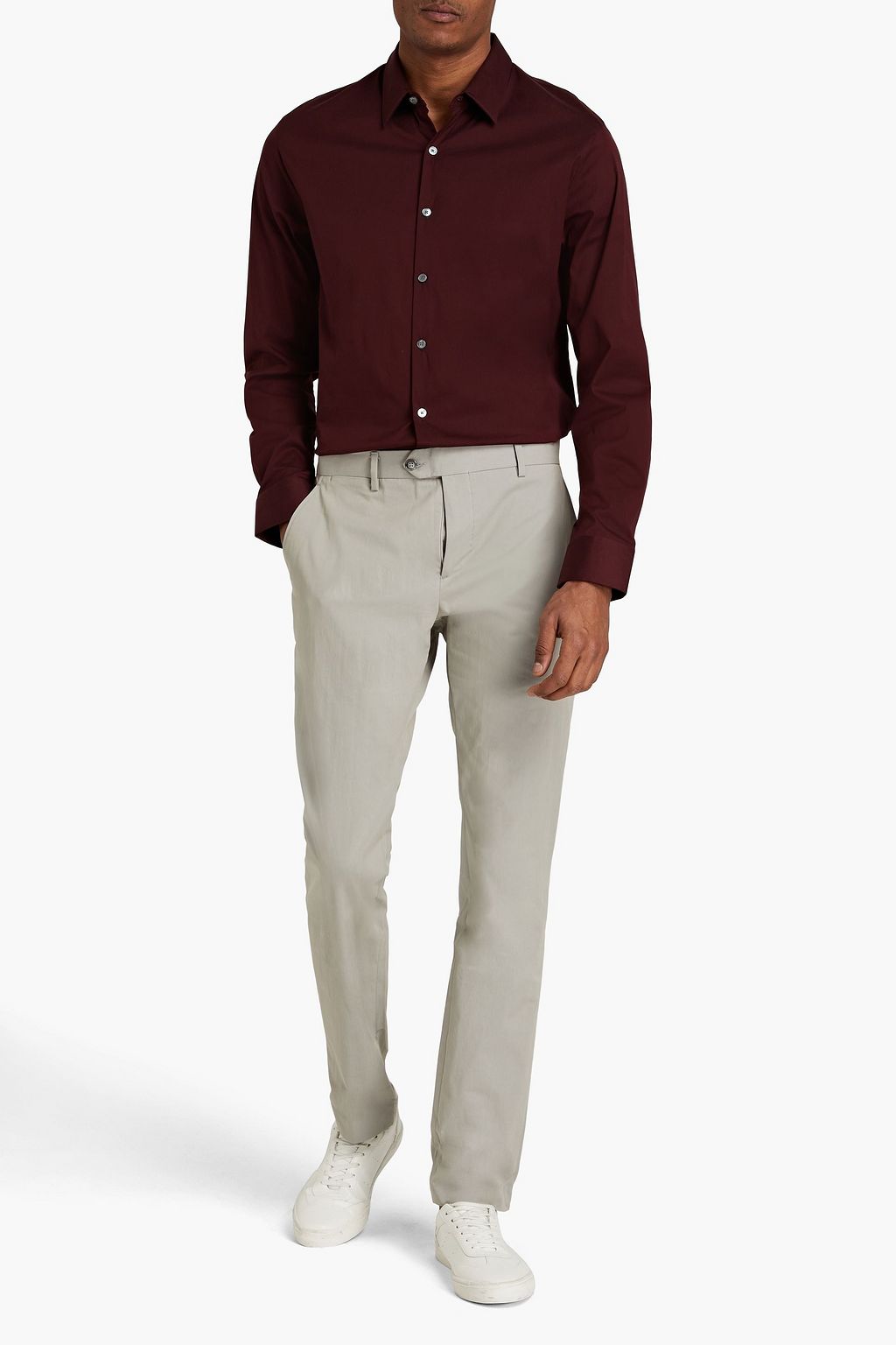 JAMES PERSE Cotton-blend twill pants
