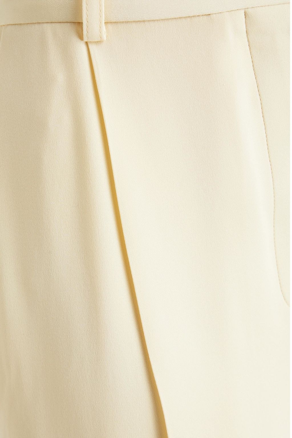 VICTORIA BECKHAM Silk-satin straight-leg pants