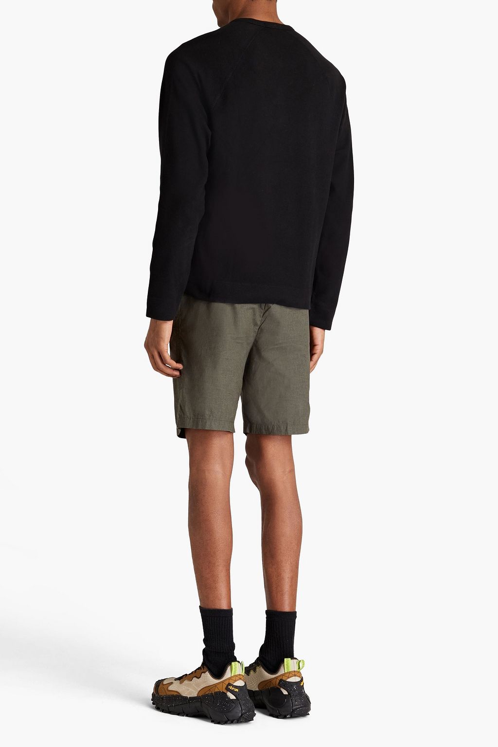 JAMES PERSE Brushed cotton-blend jersey sweatshirt