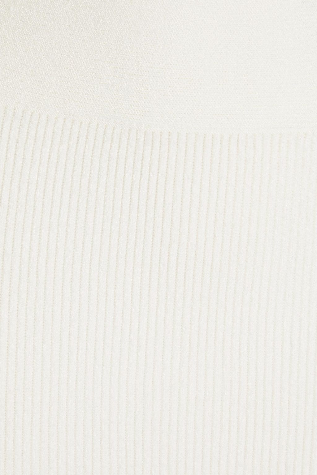 GALVAN  LONDON Nyx ribbed and stretch-knit mini skirt