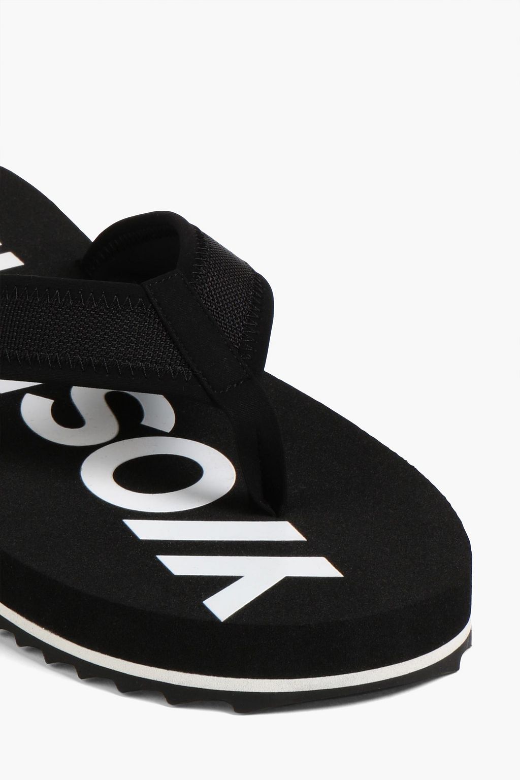 Y/OSEMITE Logo-embroidered woven flip flops
