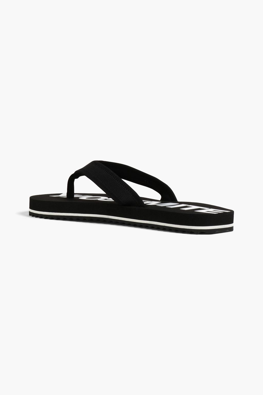 Y/OSEMITE Logo-embroidered woven flip flops