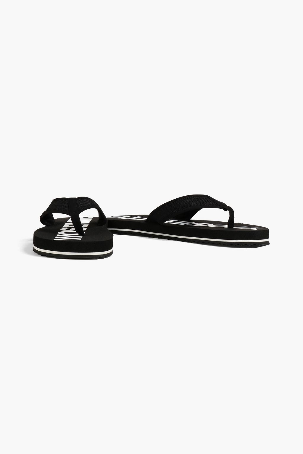 Y/OSEMITE Logo-embroidered woven flip flops