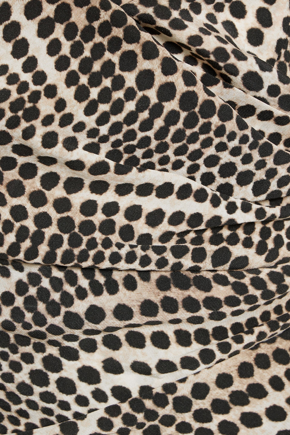 ISABEL MARANT INOTILIA WRAP-EFFECT PRINTED SILK-BLEND CREPE DE CHINE MINI DRESS