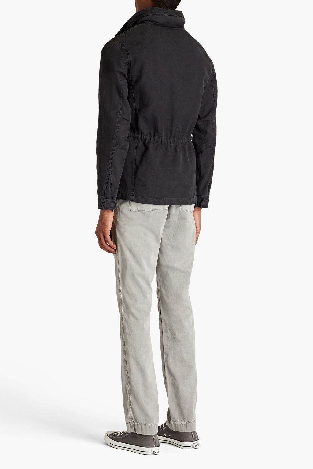 JAMES PERSE Cotton and linen-blend canvas jacket
