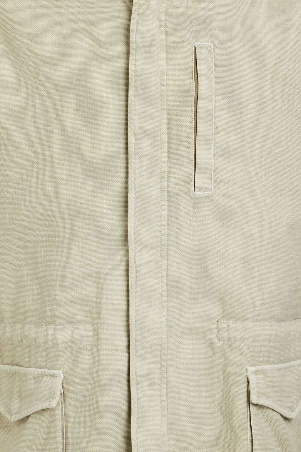 JAMES PERSE Cotton and linen-blend canvas jacket