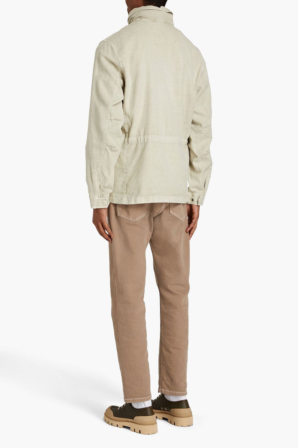 JAMES PERSE Cotton and linen-blend canvas jacket