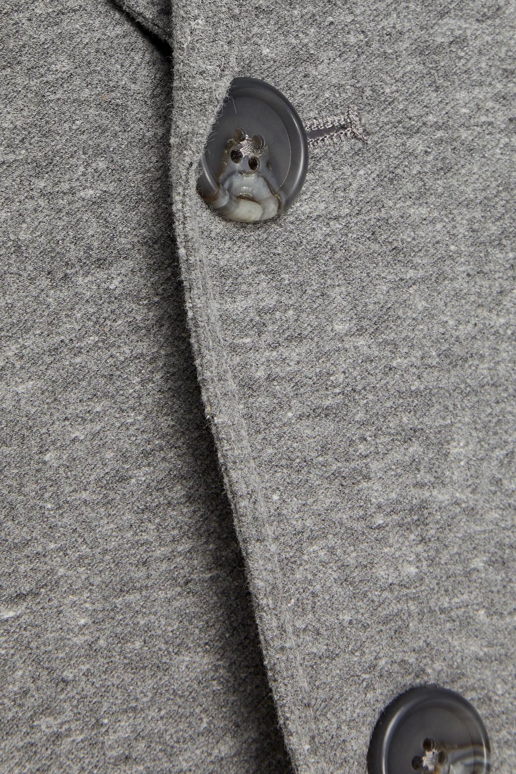 JAMES PERSE Gebürsteter Blazer aus meliertem Stretch-Twill
