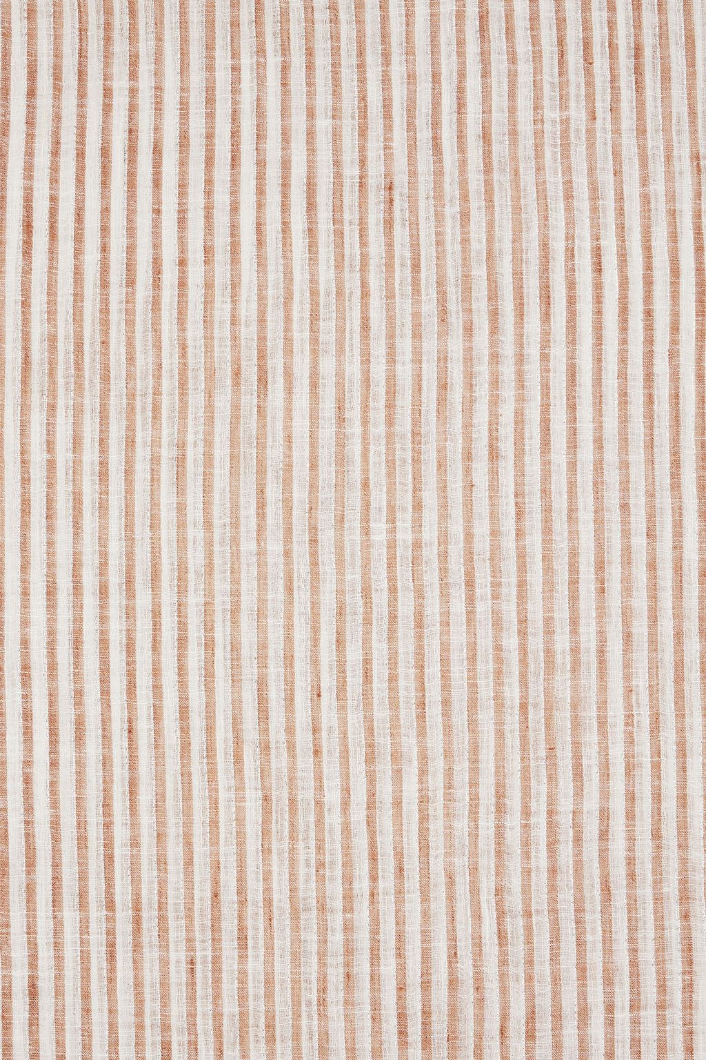 BRUNELLO CUCINELLI Metallic striped linen-blend scarf