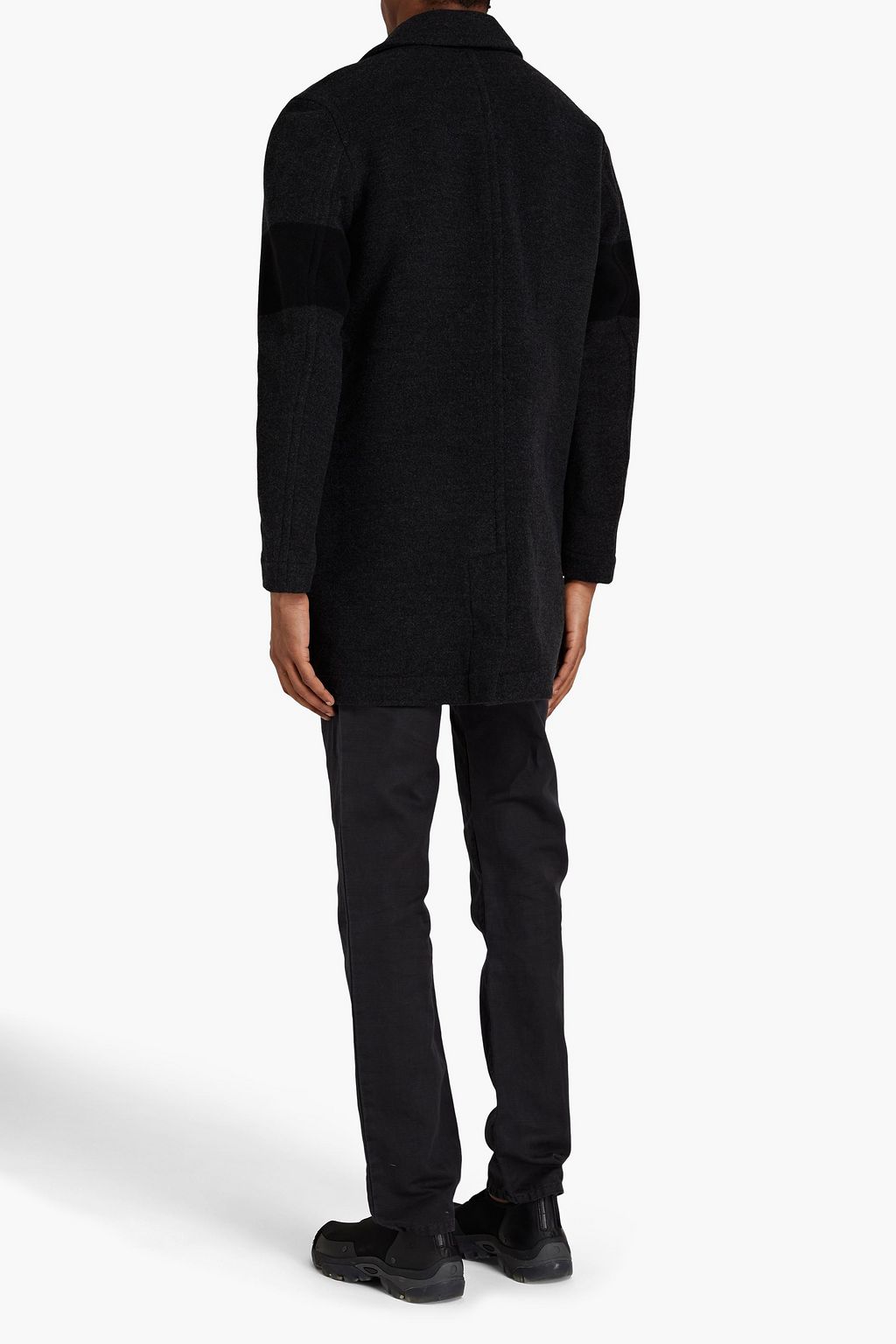 JAMES PERSE Mélange felt coat