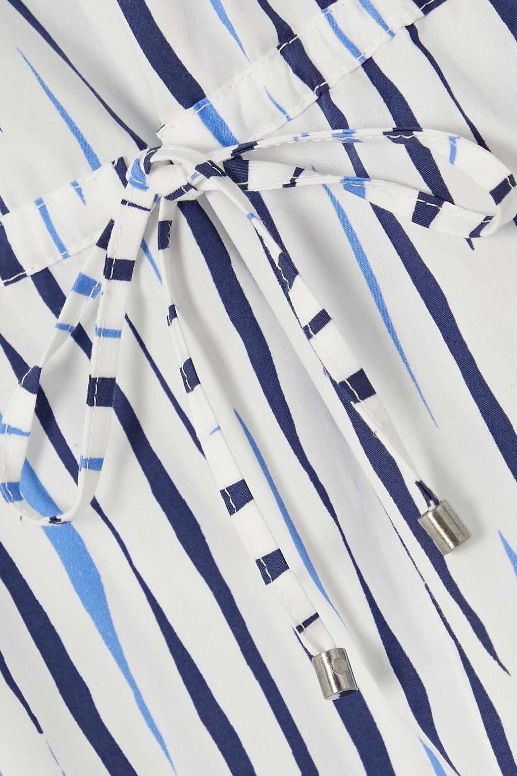 ALTUZARRA Glo striped cotton-blend poplin blouse