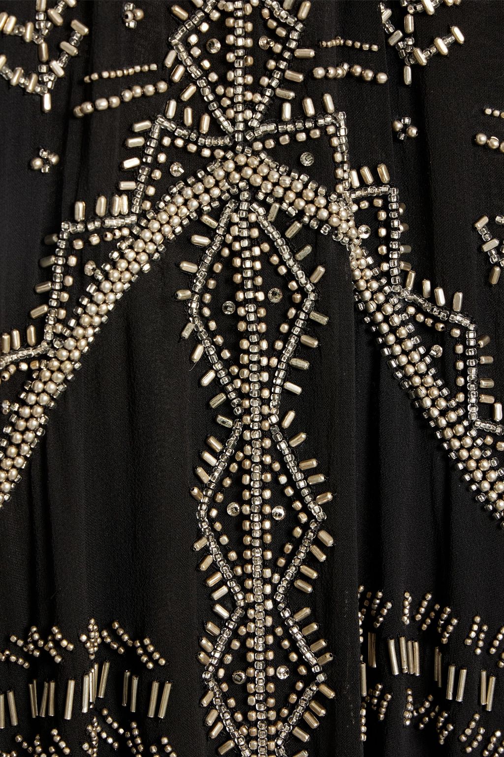 ISABEL MARANT Jailina bead-embellished silk-chiffon mini dress