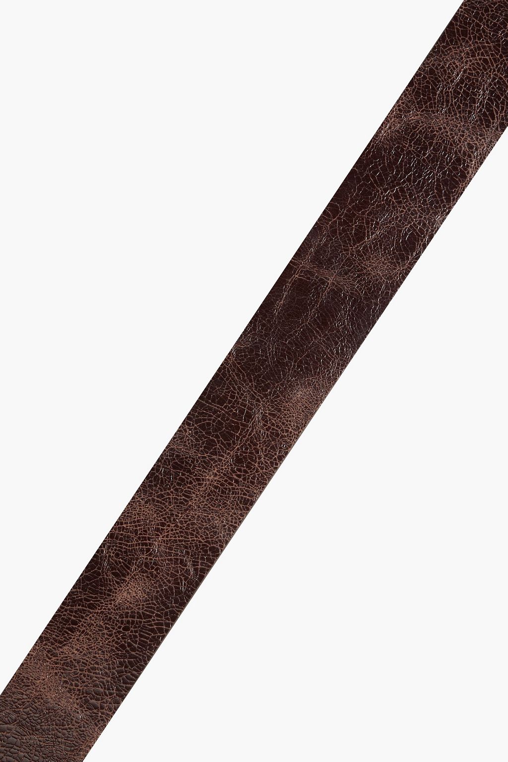 BRUNELLO CUCINELLI Cracked-leather belt
