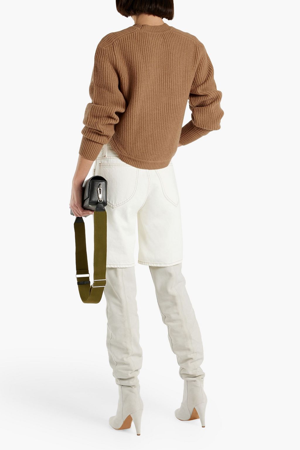 ISABEL MARANT Brent ribbed cotton and wool-blend sweater