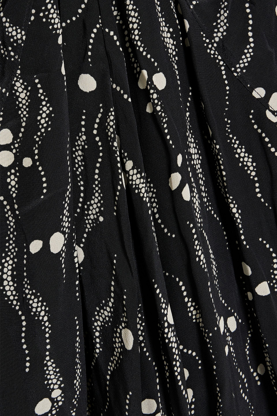 ISABEL MARANT BERWICK PRINTED SILK CREPE DE CHINE MIDI DRESS