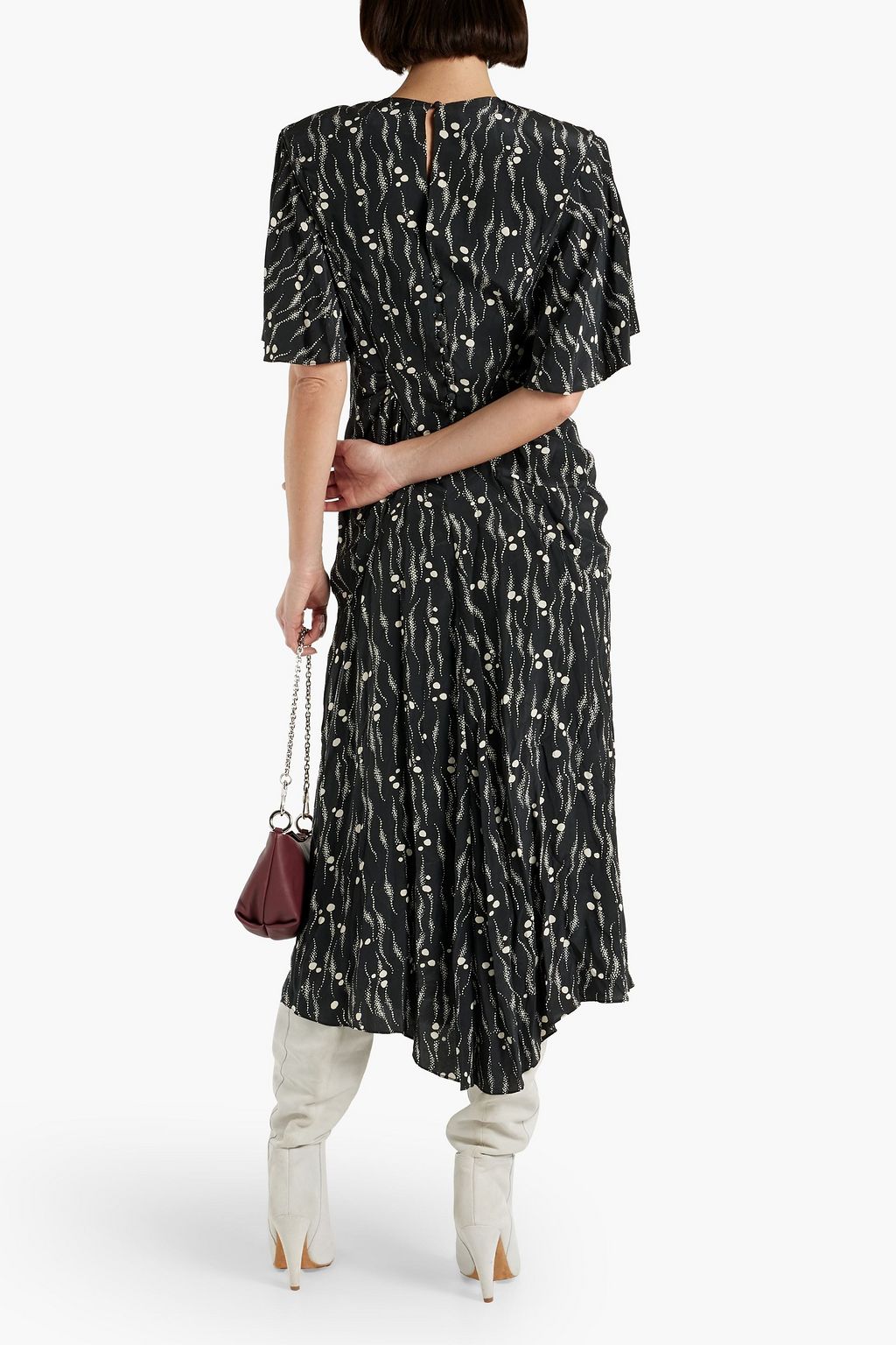 ISABEL MARANT Berwick printed silk crepe de chine midi dress