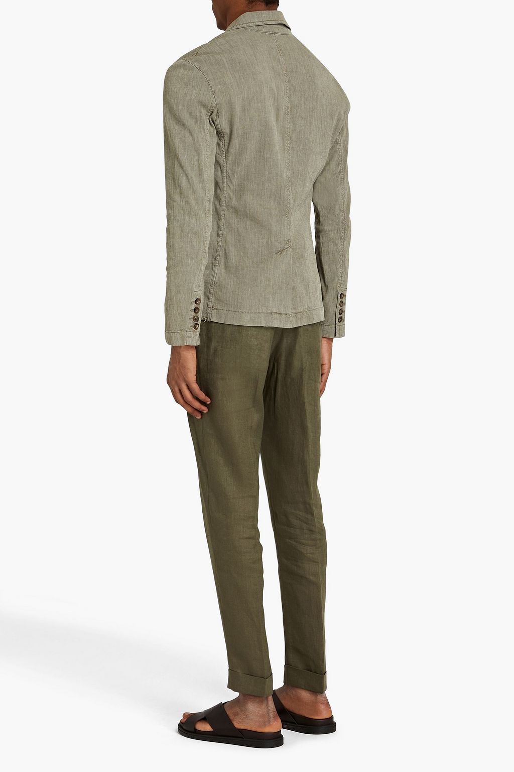 JAMES PERSE Cotton-blend canvas blazer