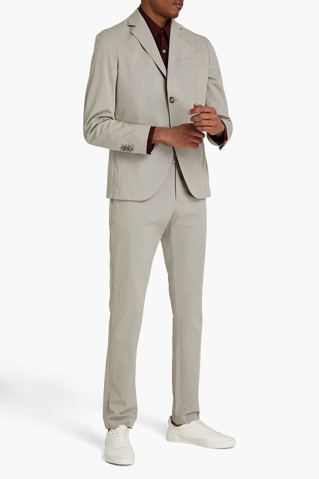 JAMES PERSE Cotton-blend twill blazer