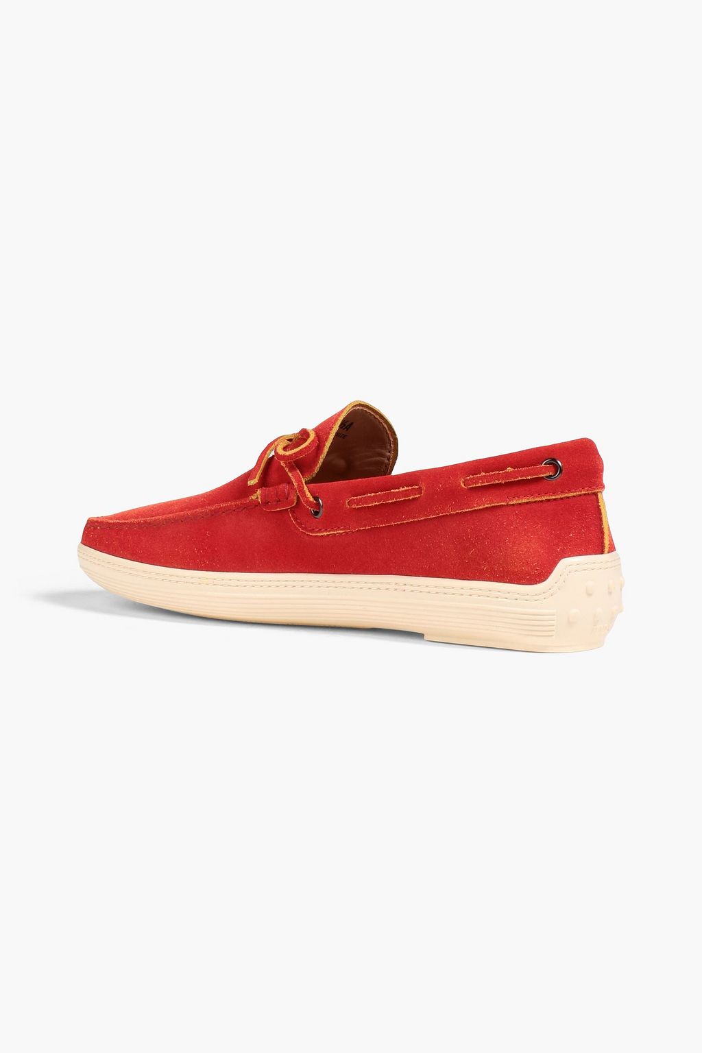 TOD'S Brushed suede boat shoes