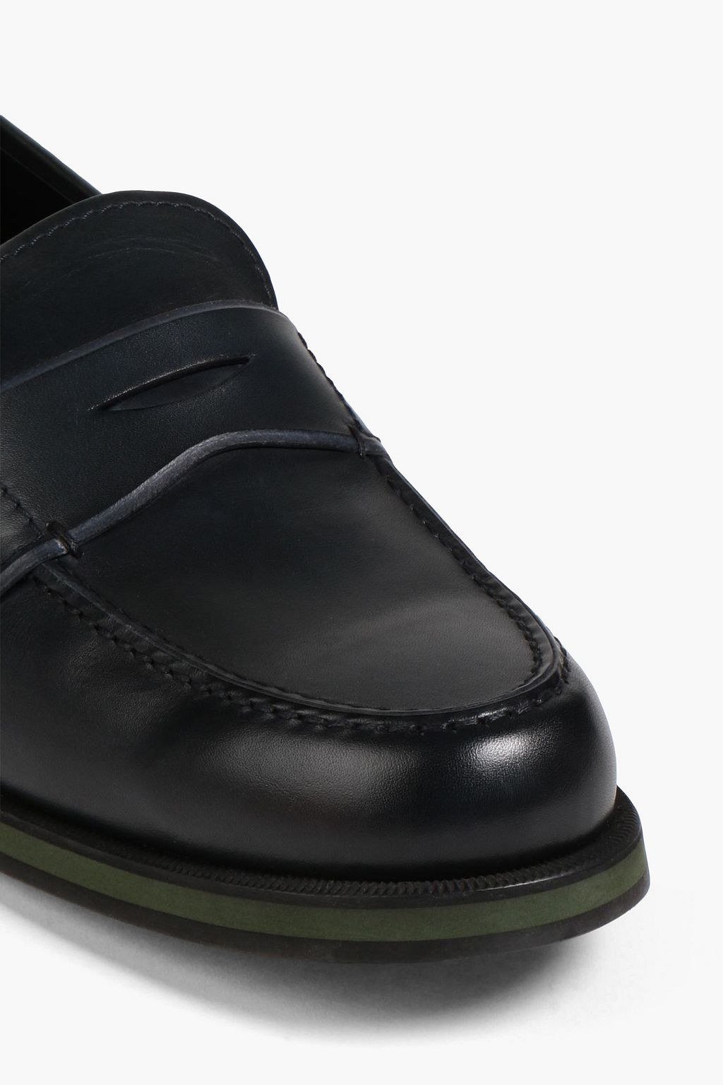 TOD'S Leather penny loafers