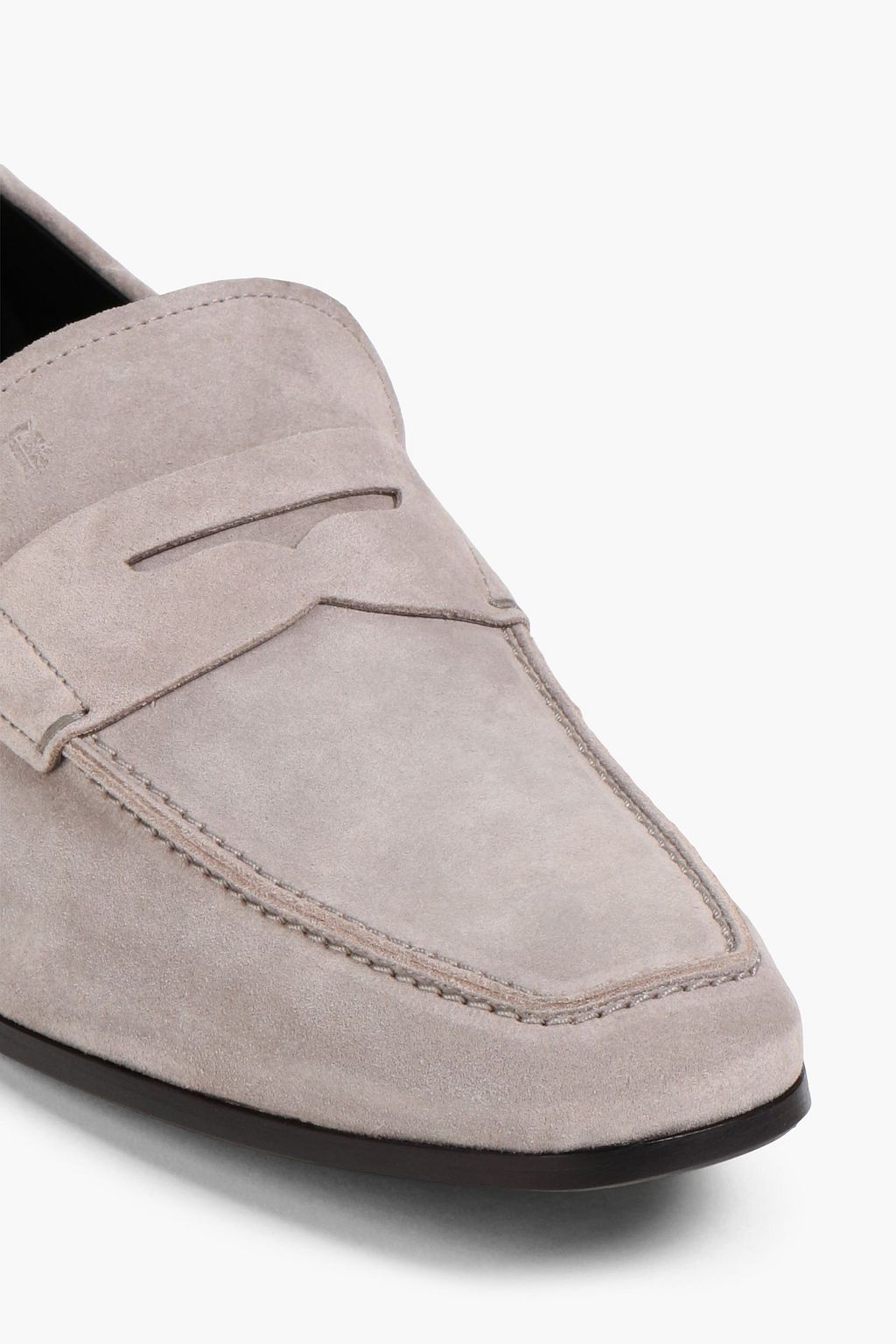 TOD'S Suede penny loafers