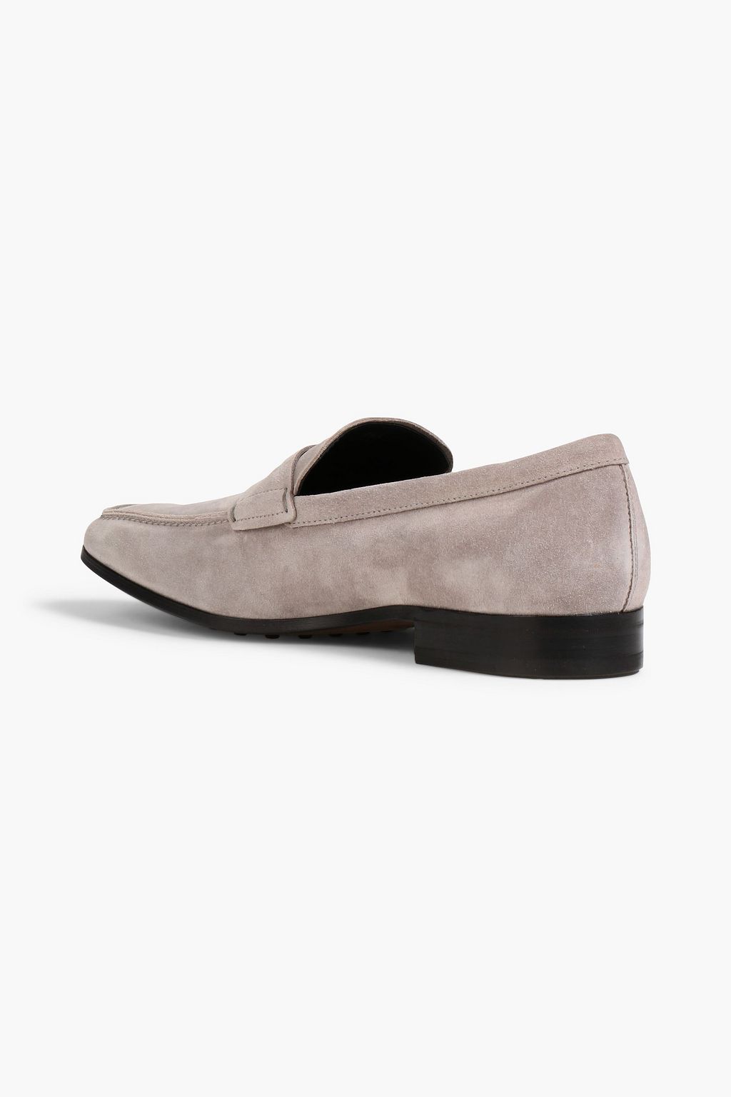 TOD'S Suede penny loafers