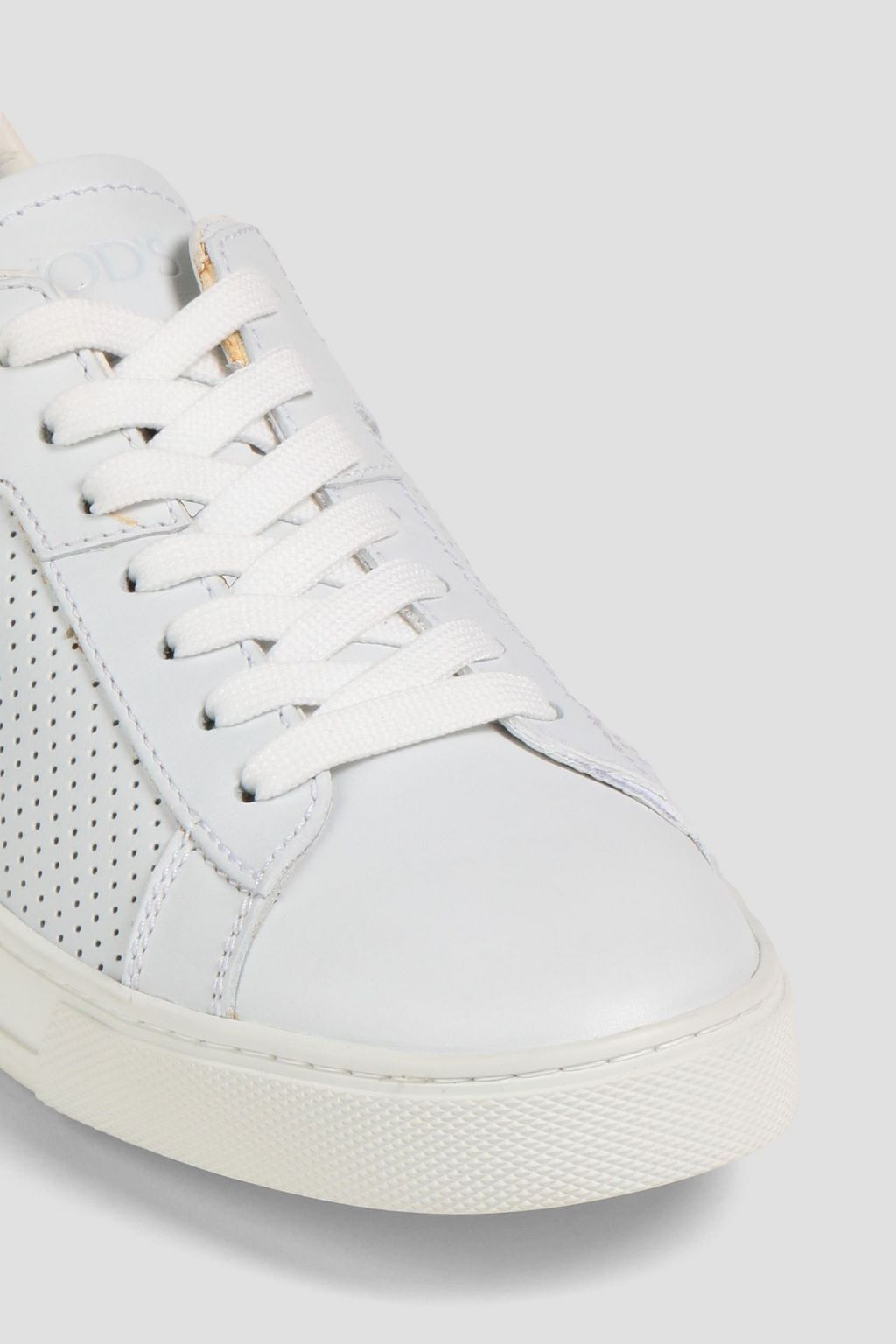 TOD'S Perforated leather sneakers