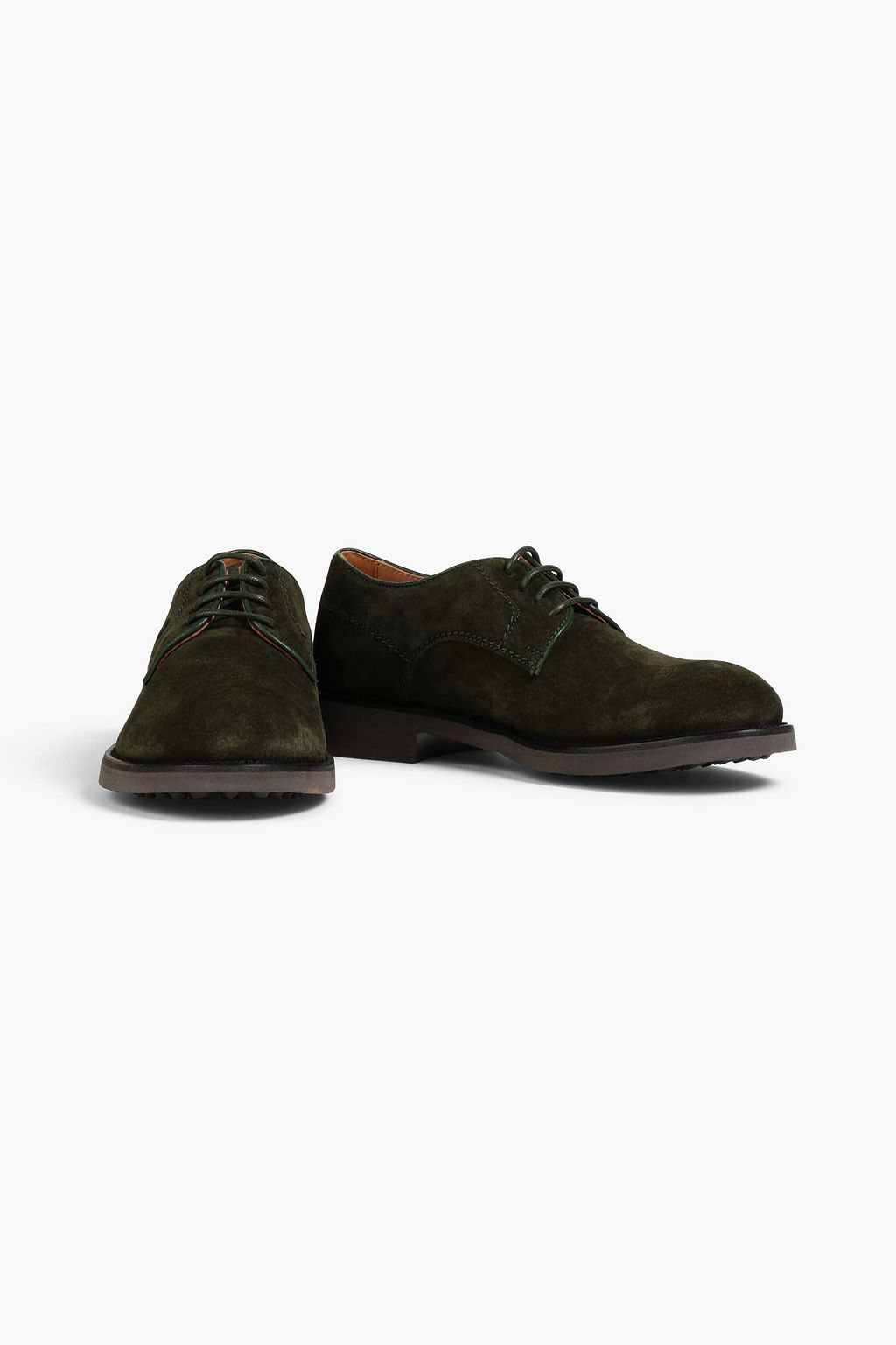 TOD'S Suede derby shoes