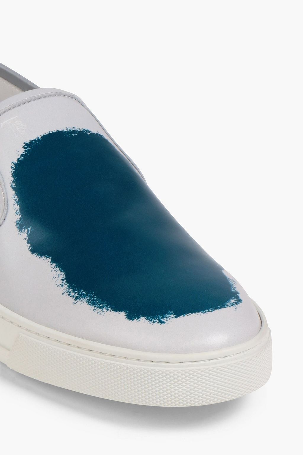 TOD'S Printed leather slip-on sneakers